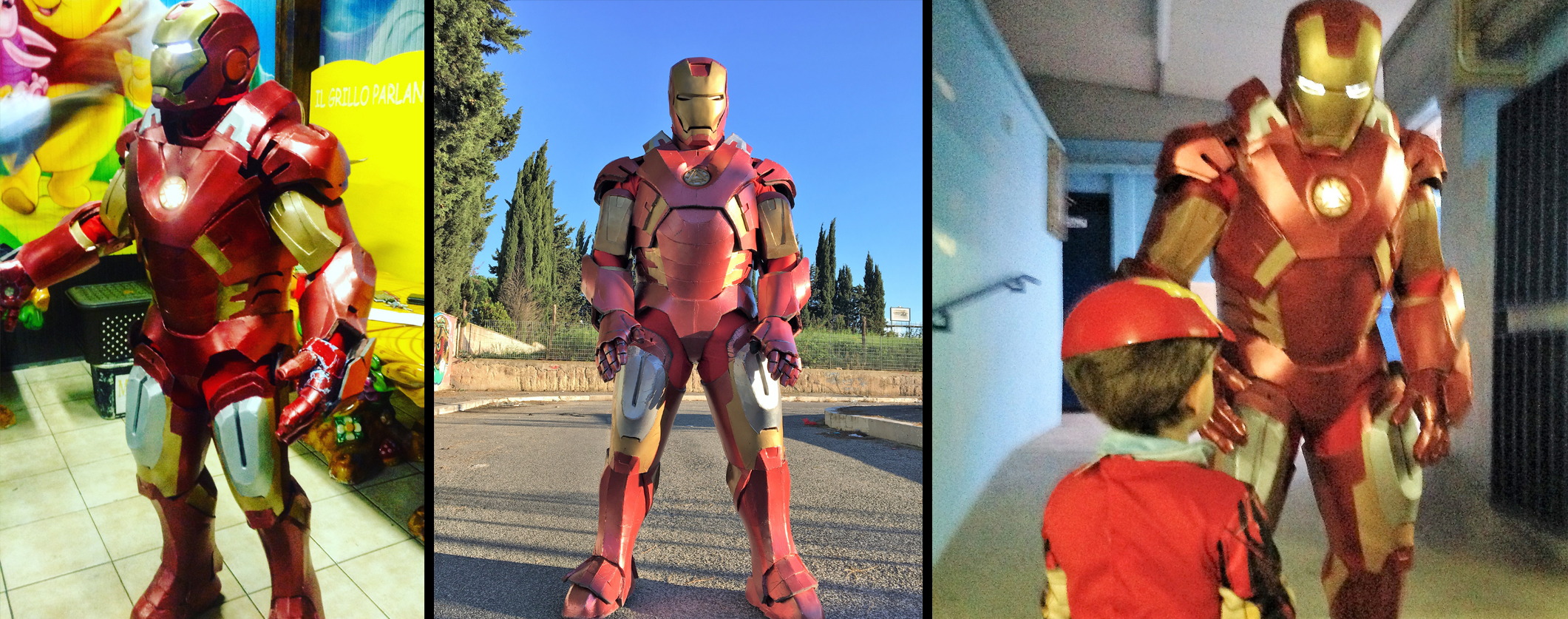 mascotte UP ironman up animazione